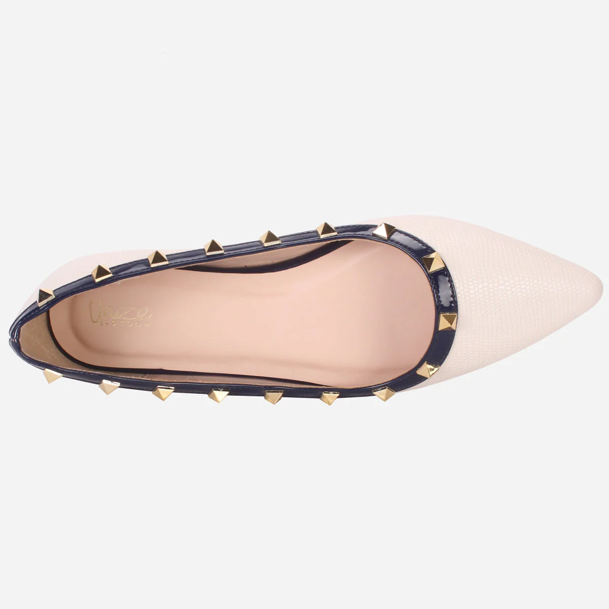 Womens "ADELAIDA "Pointed Adorned Flat Shoes - Image 4