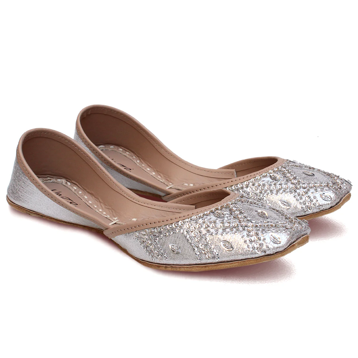 Women's "ADOLF" Sequence Leather Khussa - Image 2