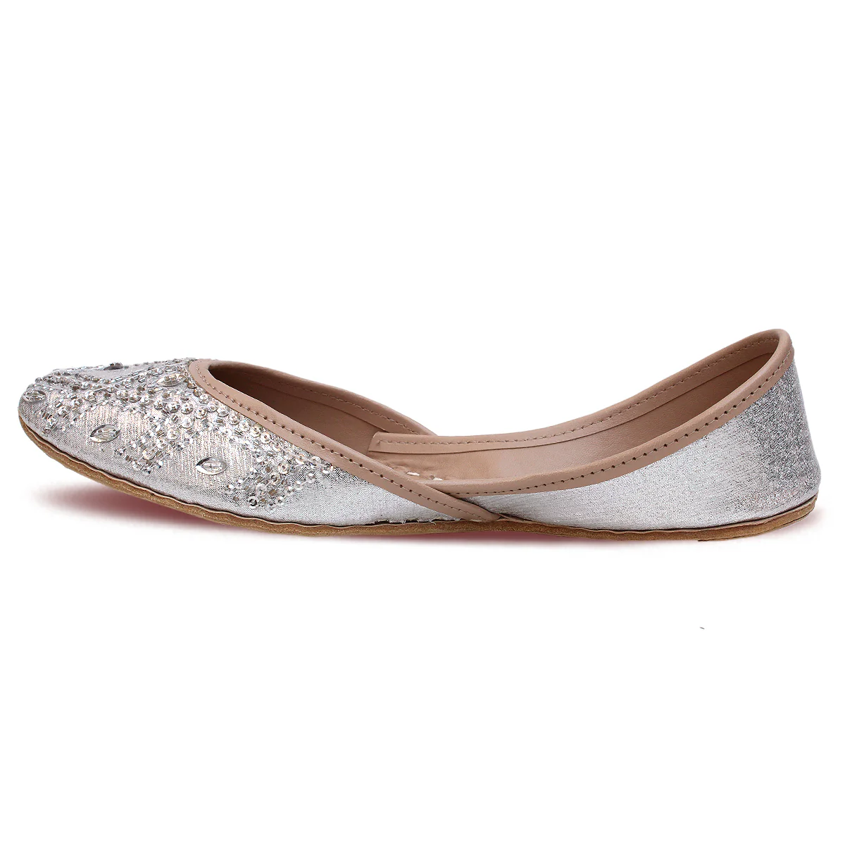 Women's "ADOLF" Sequence Leather Khussa - Image 3