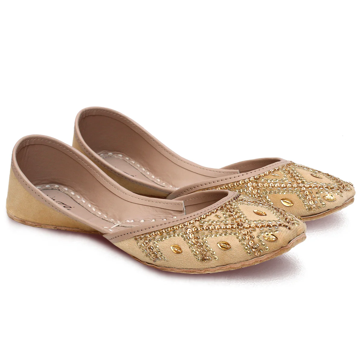 Women's "ADOLF" Sequence Leather Khussa - Image 2