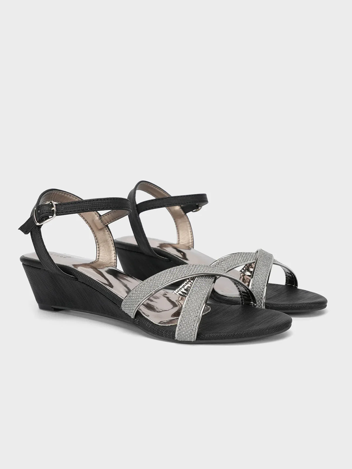 Womens "AGNES" Wedge Heel Sandals - Image 2