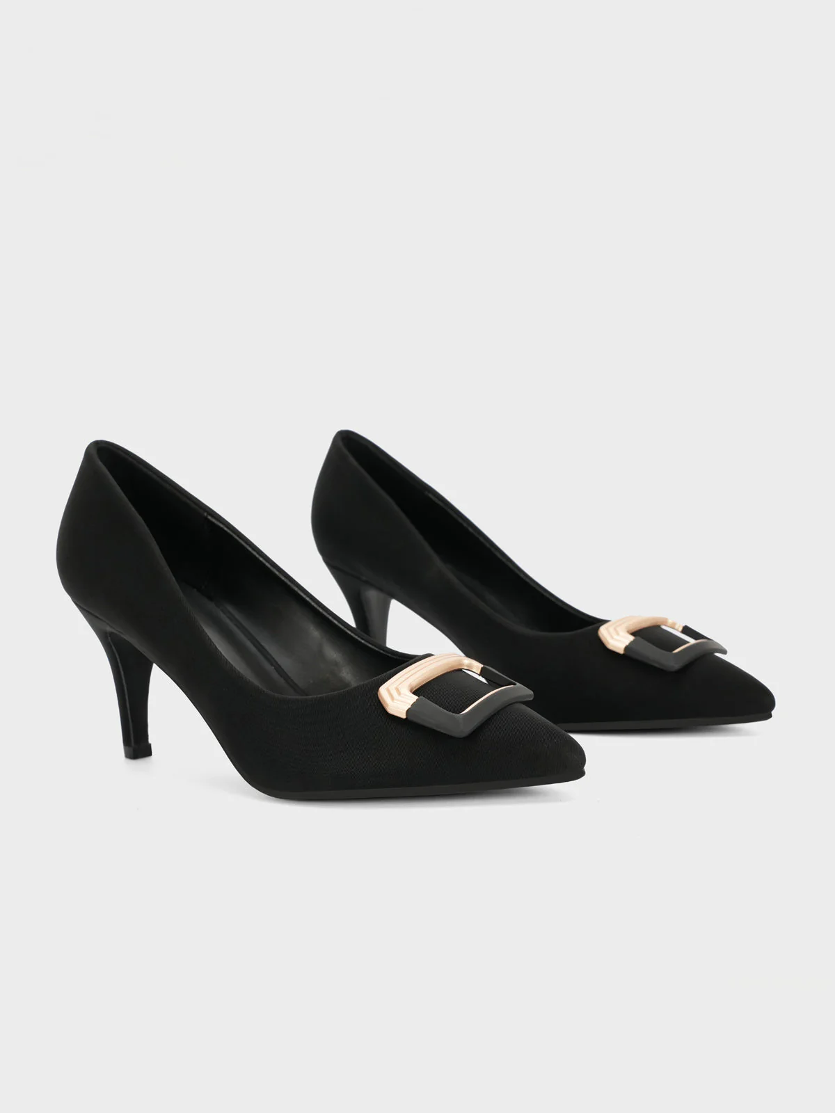 Womens "ALITA" Pointed Toe Comfy Heeled Shoes - Image 2