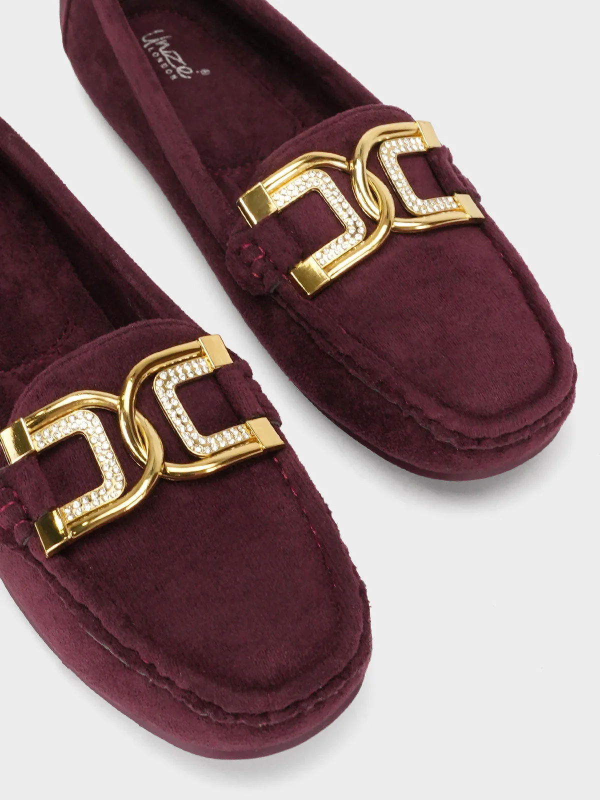 Womens "ALLIRA" Decorated Casual Moccasins - Image 4