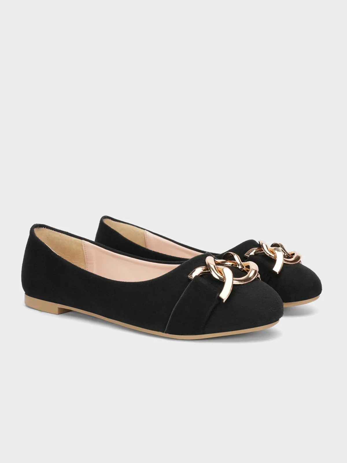Womens "AMALIA" Metallic Buckled Pumps - Image 2