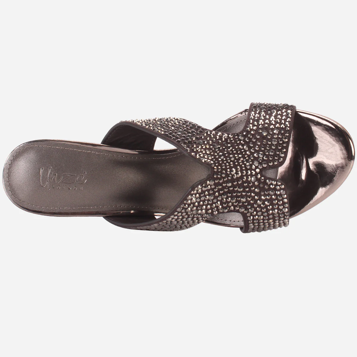Women's "AMEERA" Open Toe Decorated Wedding Sandals - Image 4