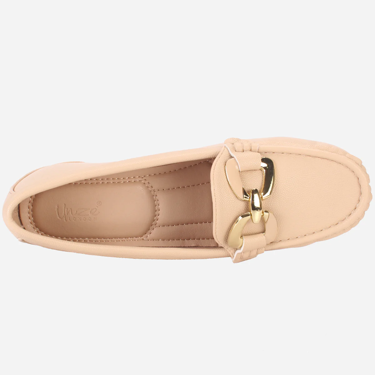 Womens "AMIYA" High Wedge Comfy Moccasins - Image 4