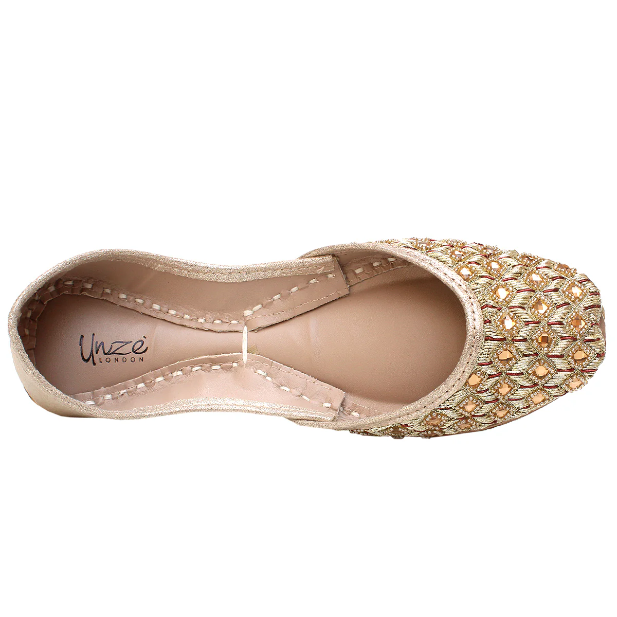 Womens "AMROOSE" Fancy Leather Khussa - Image 4
