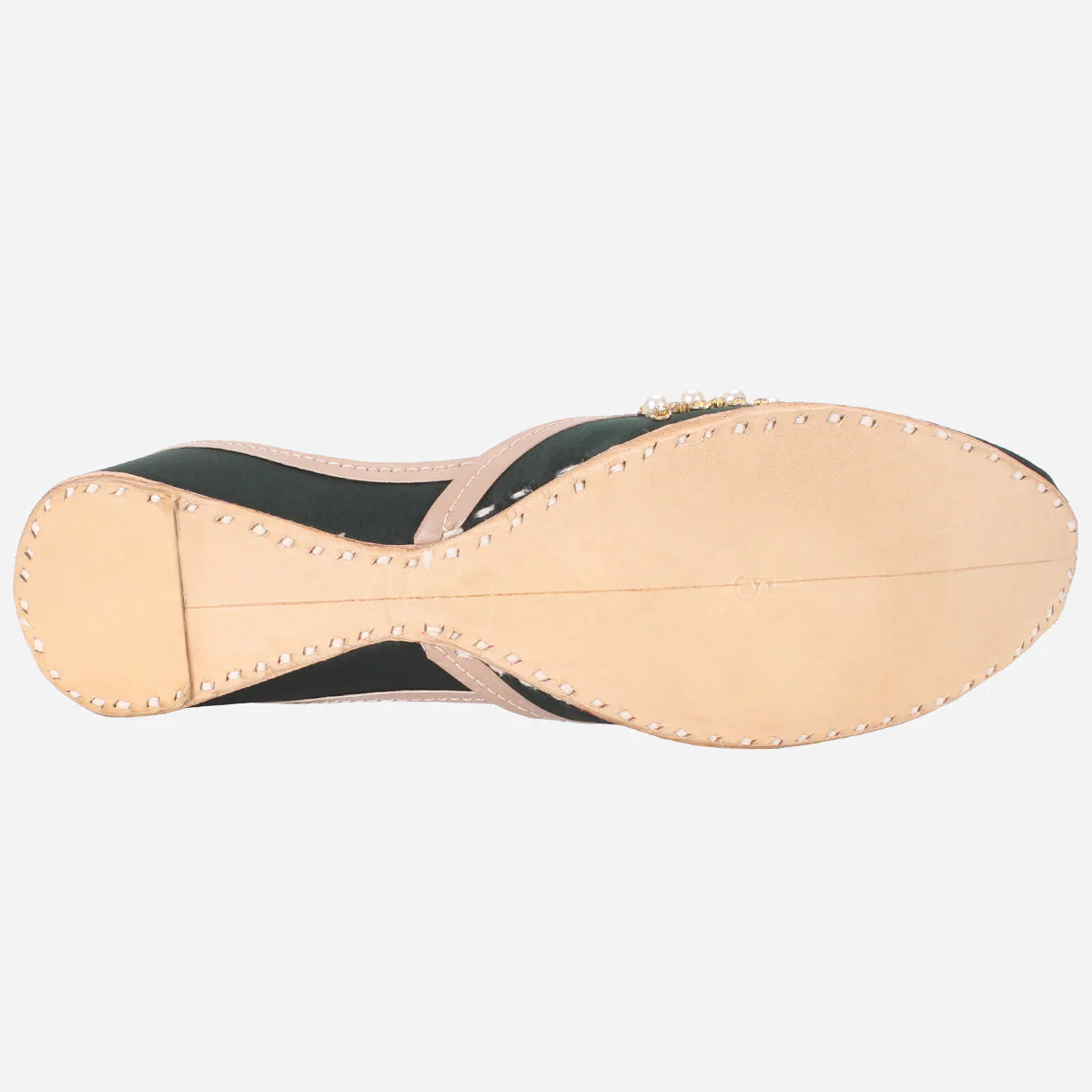 Womens "AMZIE" Leather Flat Khussa - Image 5