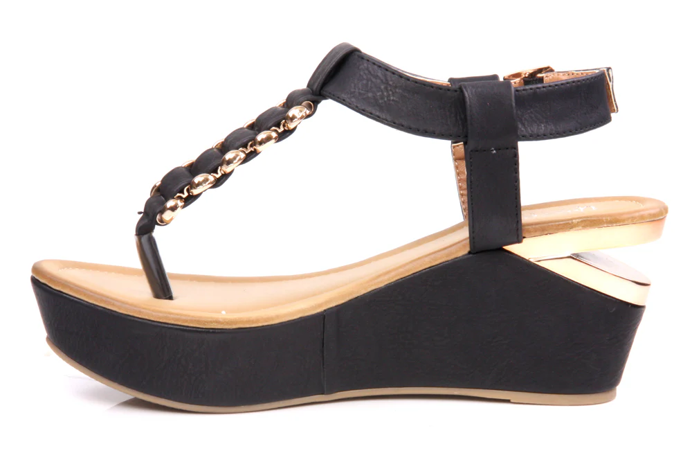 Womens 'Anamaria' Wedge Sandal - Image 3