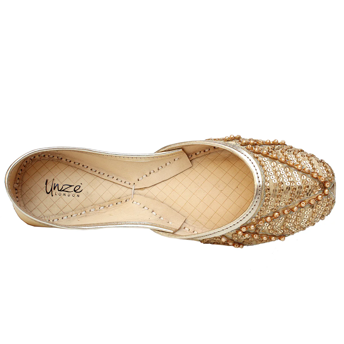 Womens "ARESS"Decorated Leather Khussa - Image 4