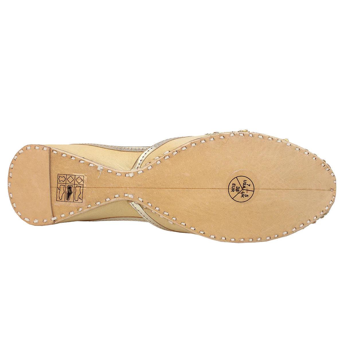Womens "ARESS"Decorated Leather Khussa - Image 5
