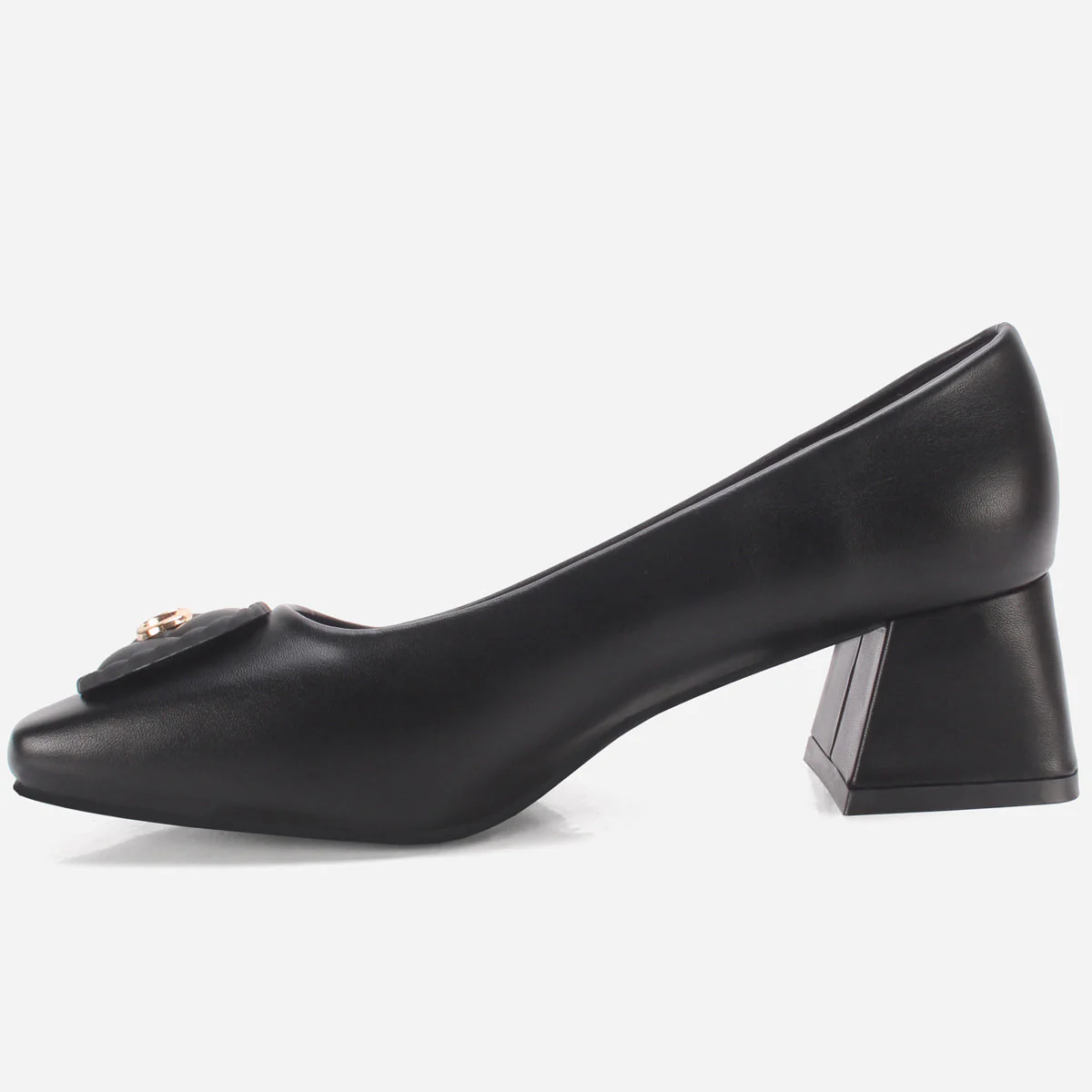 Women's "ARNA" Square Toe Block Heel Courts - Image 3