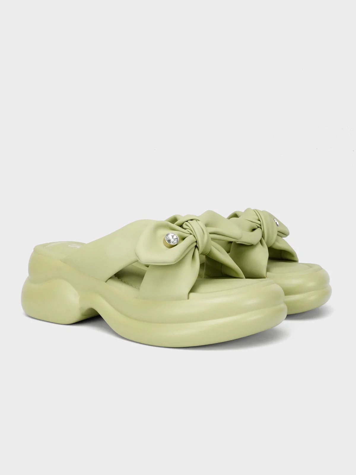 Womens "ARTIZ" Platform Sole Slippers - Image 2