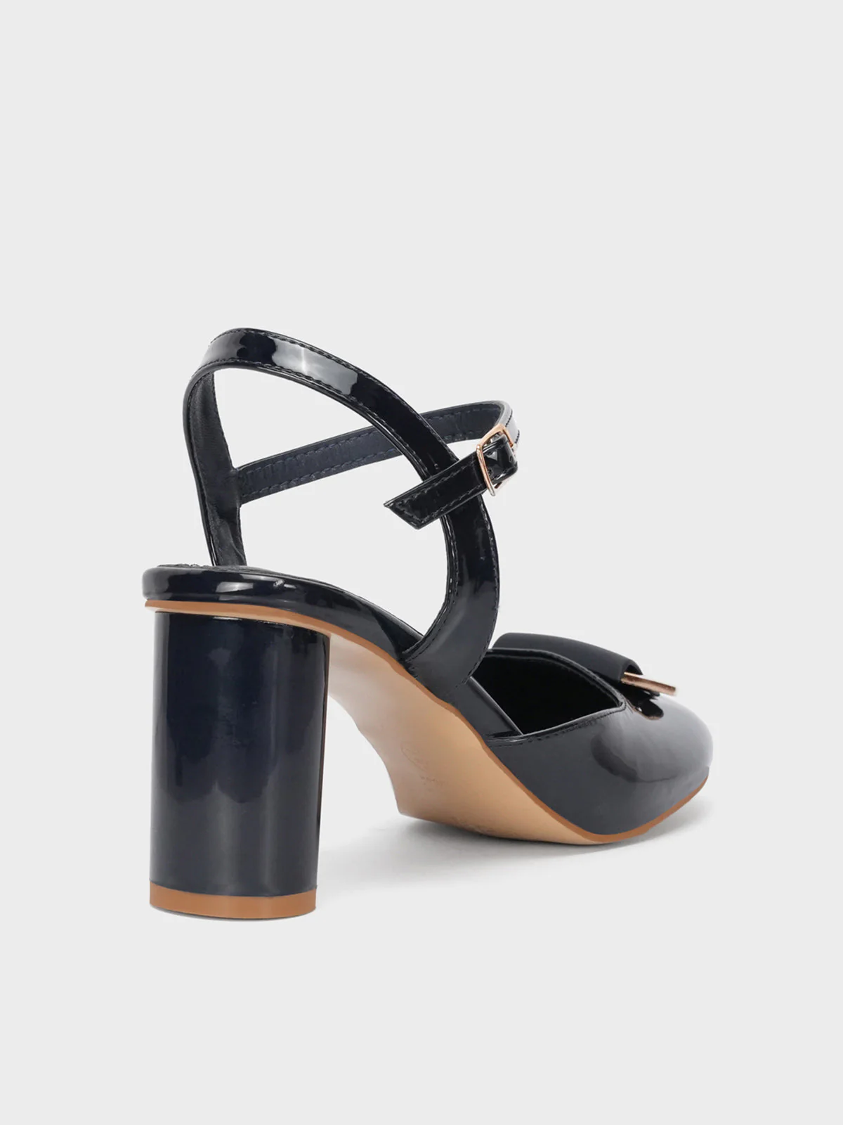 Womens "ASSA" Backstrap Block Heel Sandals - Image 3