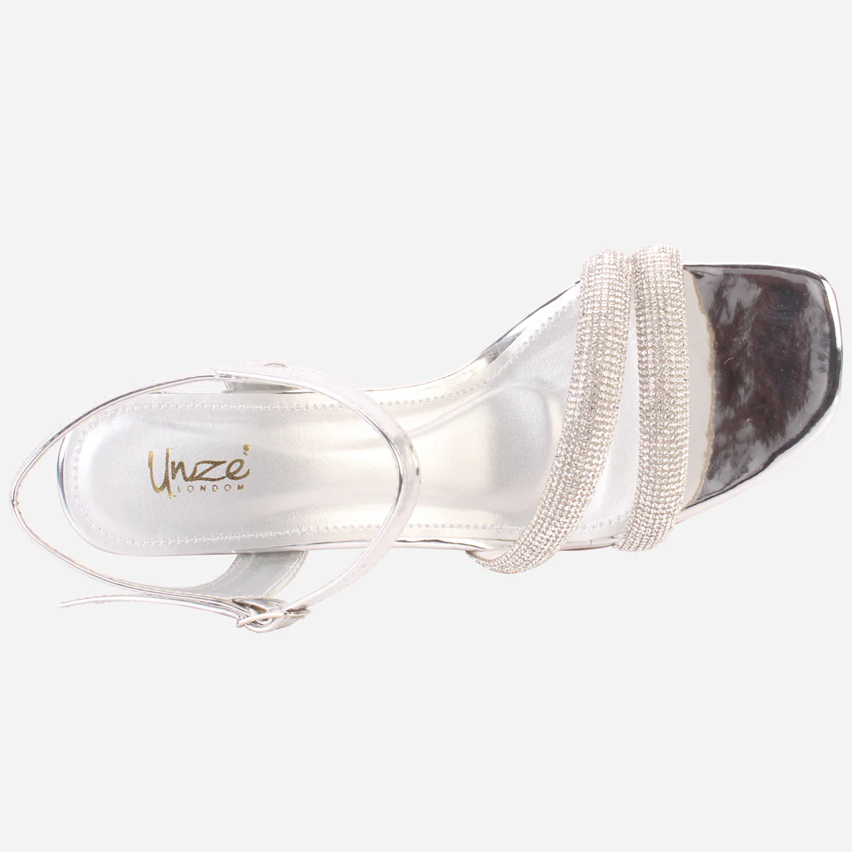 Womens "AUDERY" Decorated Evening Sandals - Image 4