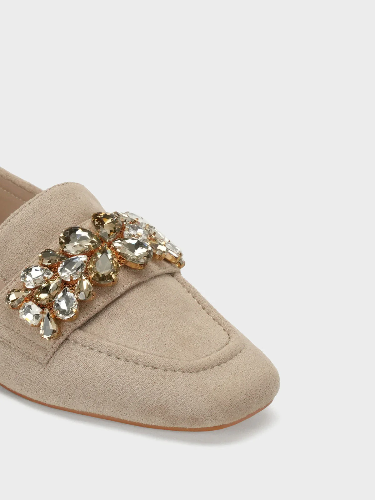 Womens "AVALOS" Comfy Slip On Ballerinas - Image 4