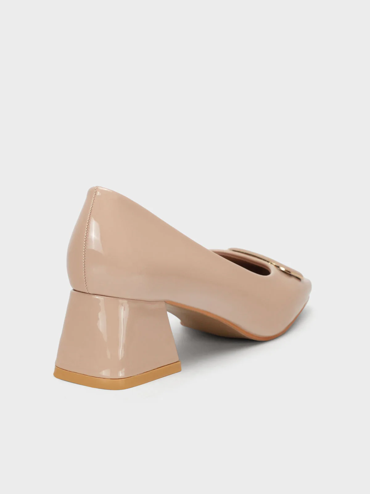 Women's "AWILDA" Square Toe Block Heel Courts - Image 5