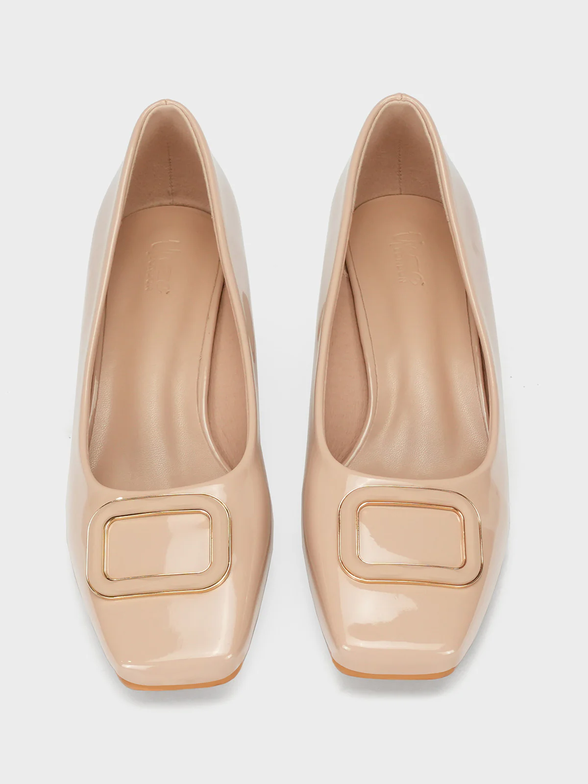 Women's "AWILDA" Square Toe Block Heel Courts - Image 6