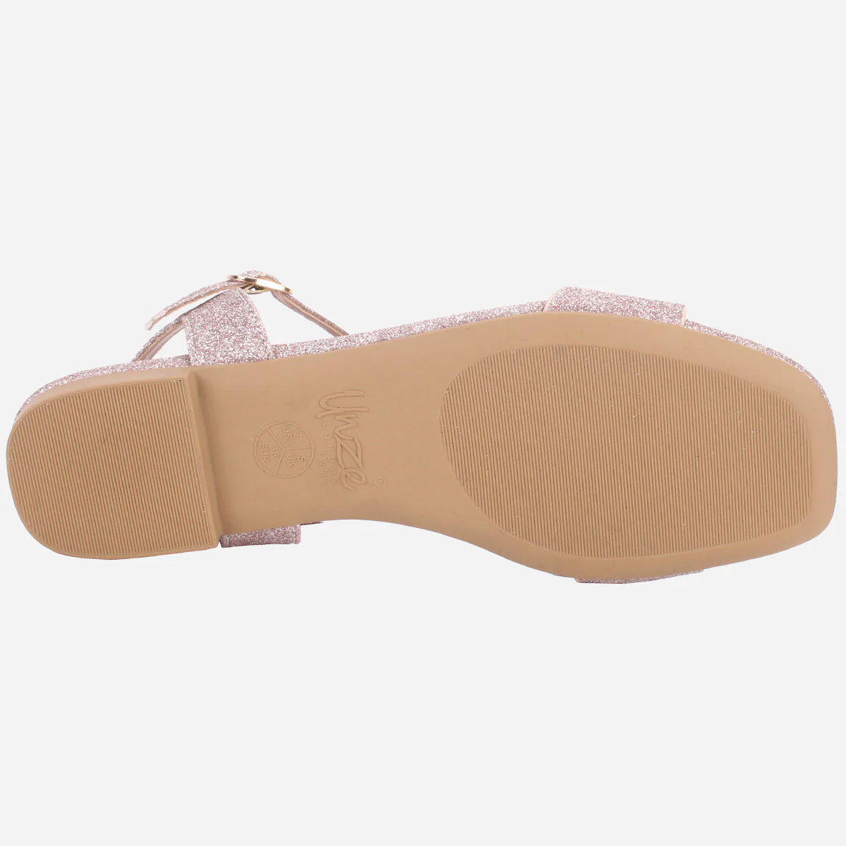 Womens "BENNU" Shimmery Summer Sandals - Image 5