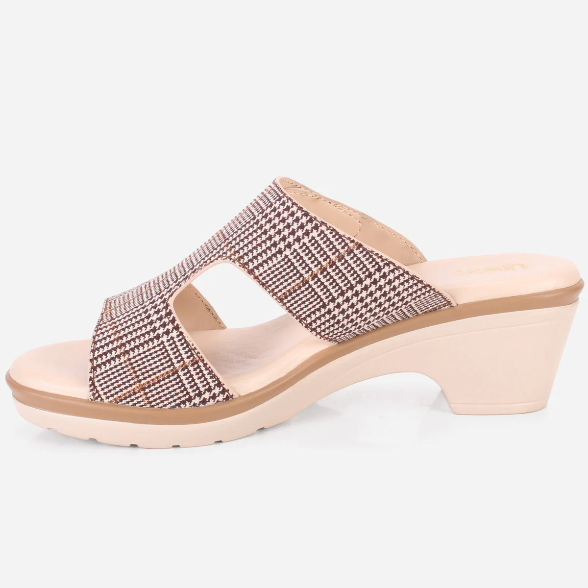 Womens "BERENIKE" Open Toe Block Heel Sandals - Image 3