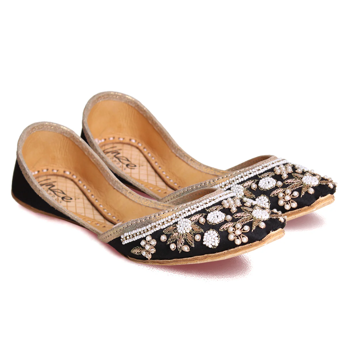 Women's "BERNA" Embellished Flat Khussa Pumps - Image 2