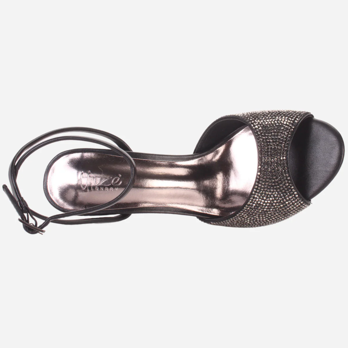 Women's "BILLAROS" Shimmery Stiletto Evening Sandals - Image 4