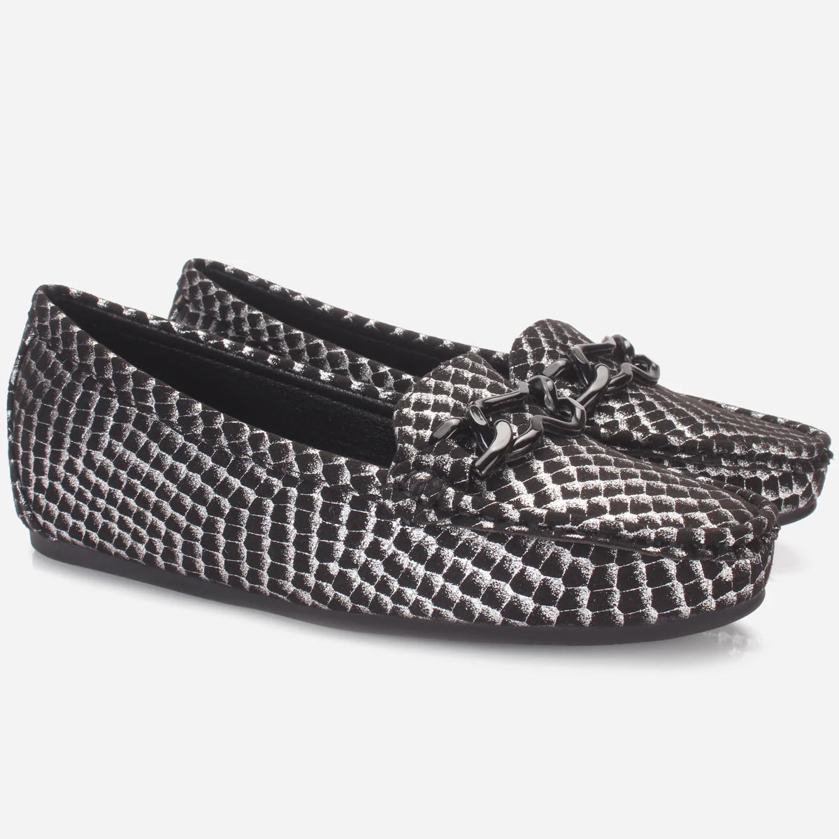 Women's "BINACA" Wedge Comfy Slide In Moccasins - Image 2