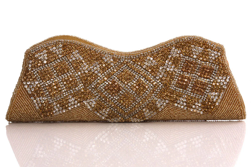 Womens ‘Burch’ Embellished Wedding Party Handbag - Image 2