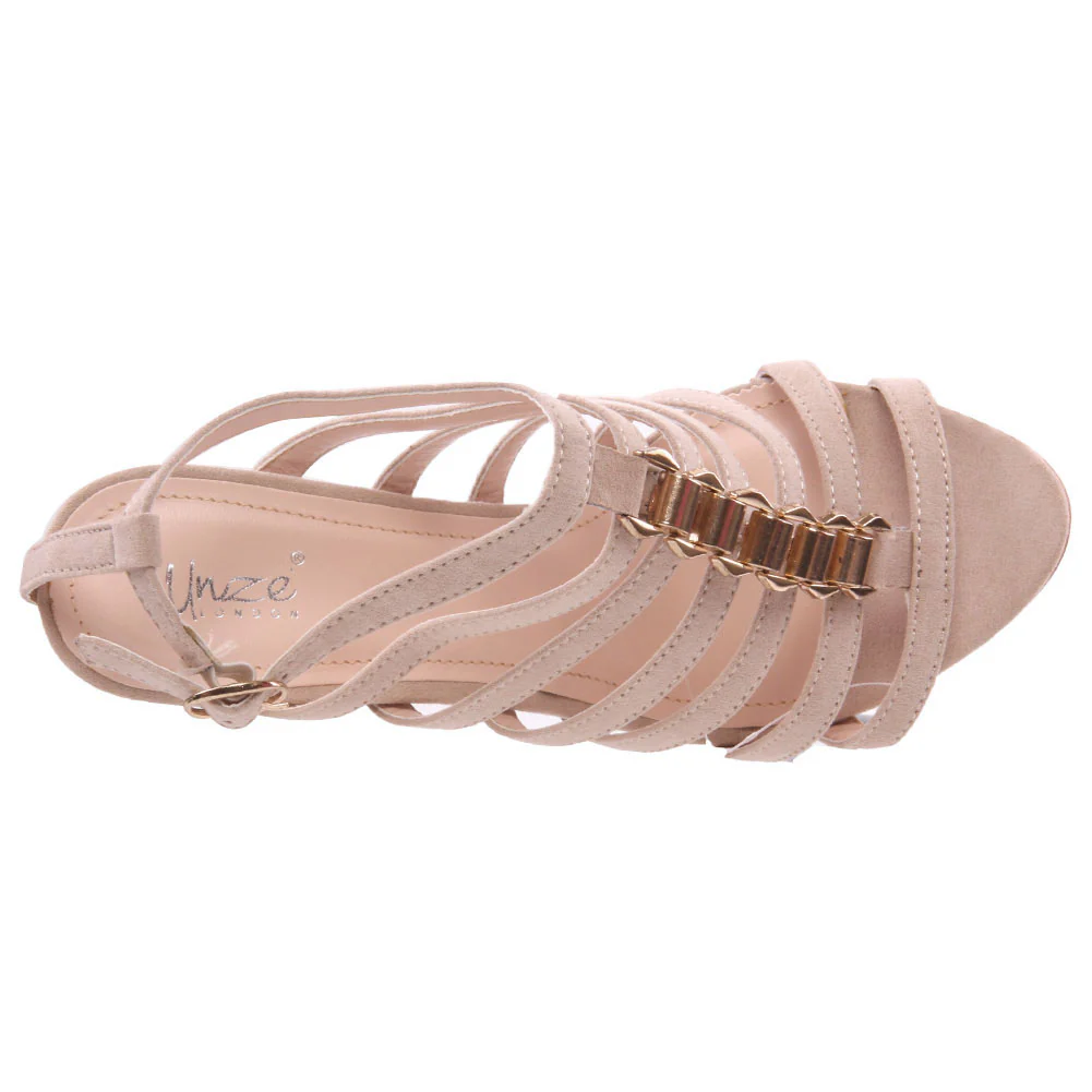 Womens Cage Style 'Allie' Heel Sandal - Image 4