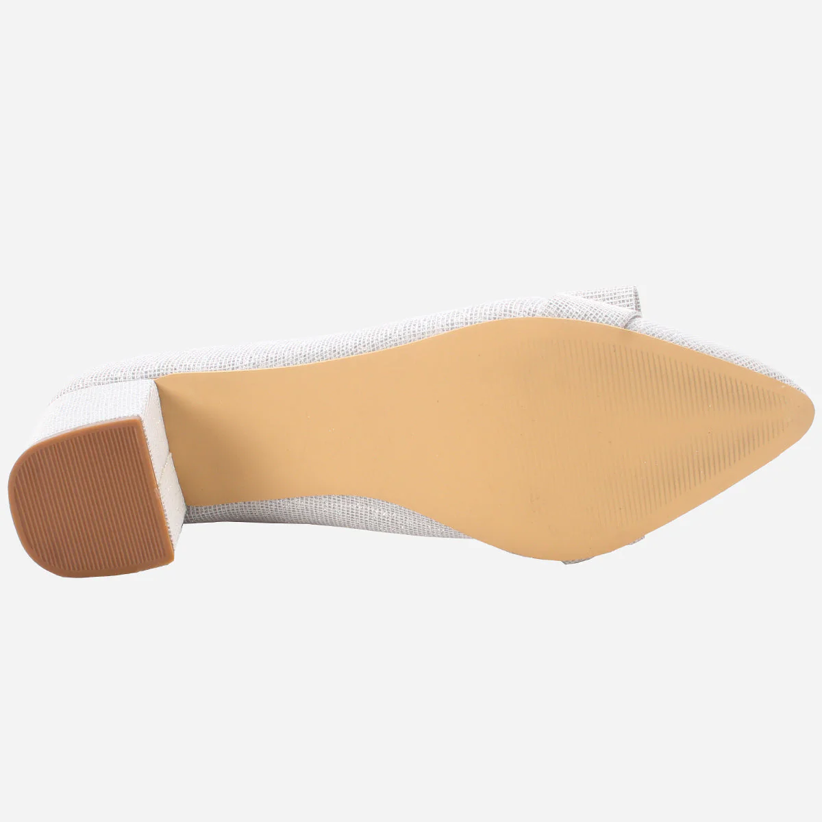 Womens "CALLIAS" Block Heeled Slip On Courts - Image 5