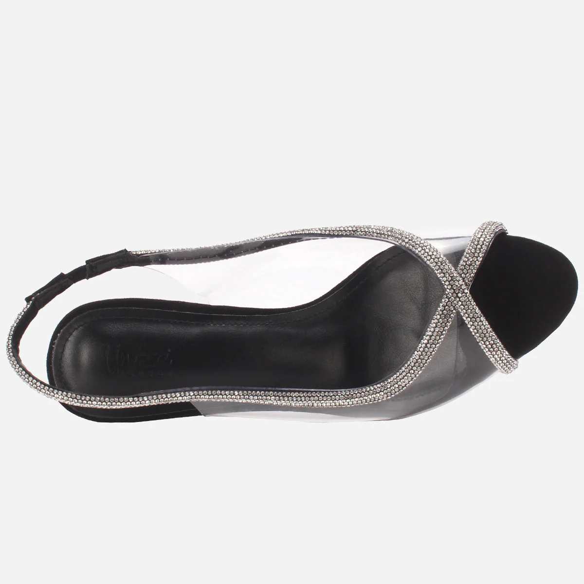 Women's "CATALINA" Decorated Transparent Party Sandals - Image 4
