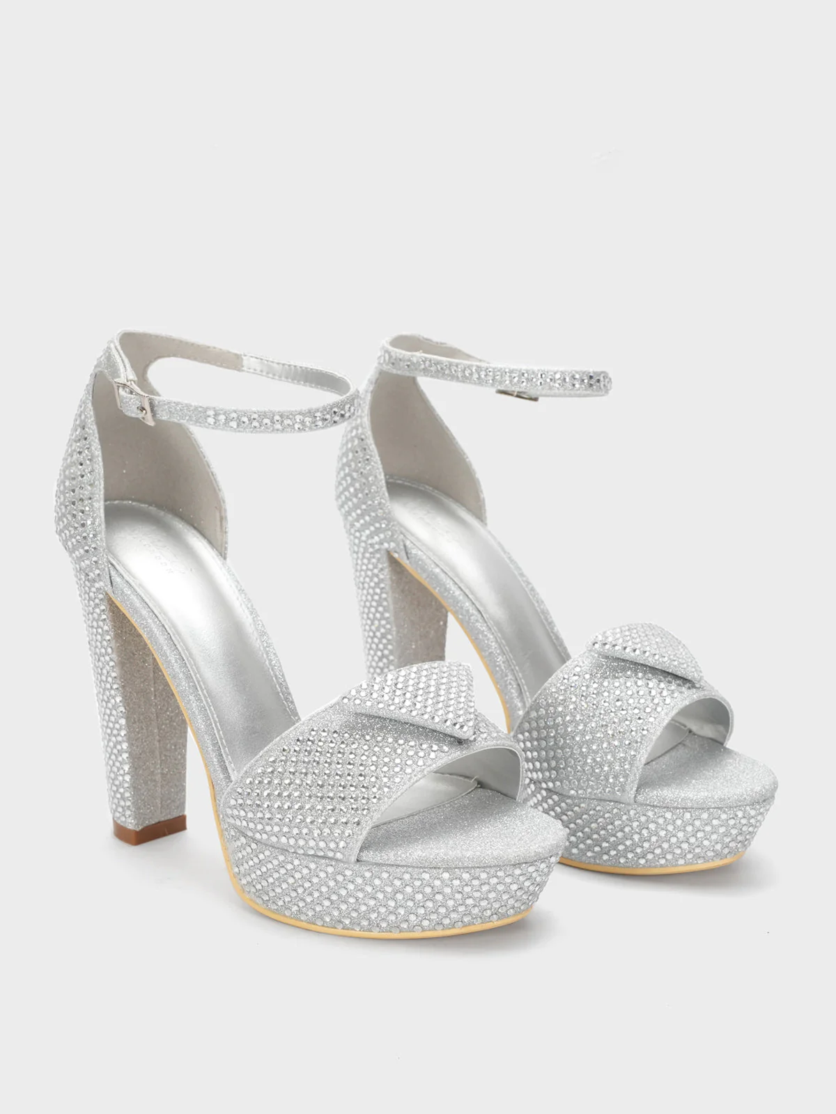 Womens "CIAN" Platform Sole Evening Sandals - Image 2