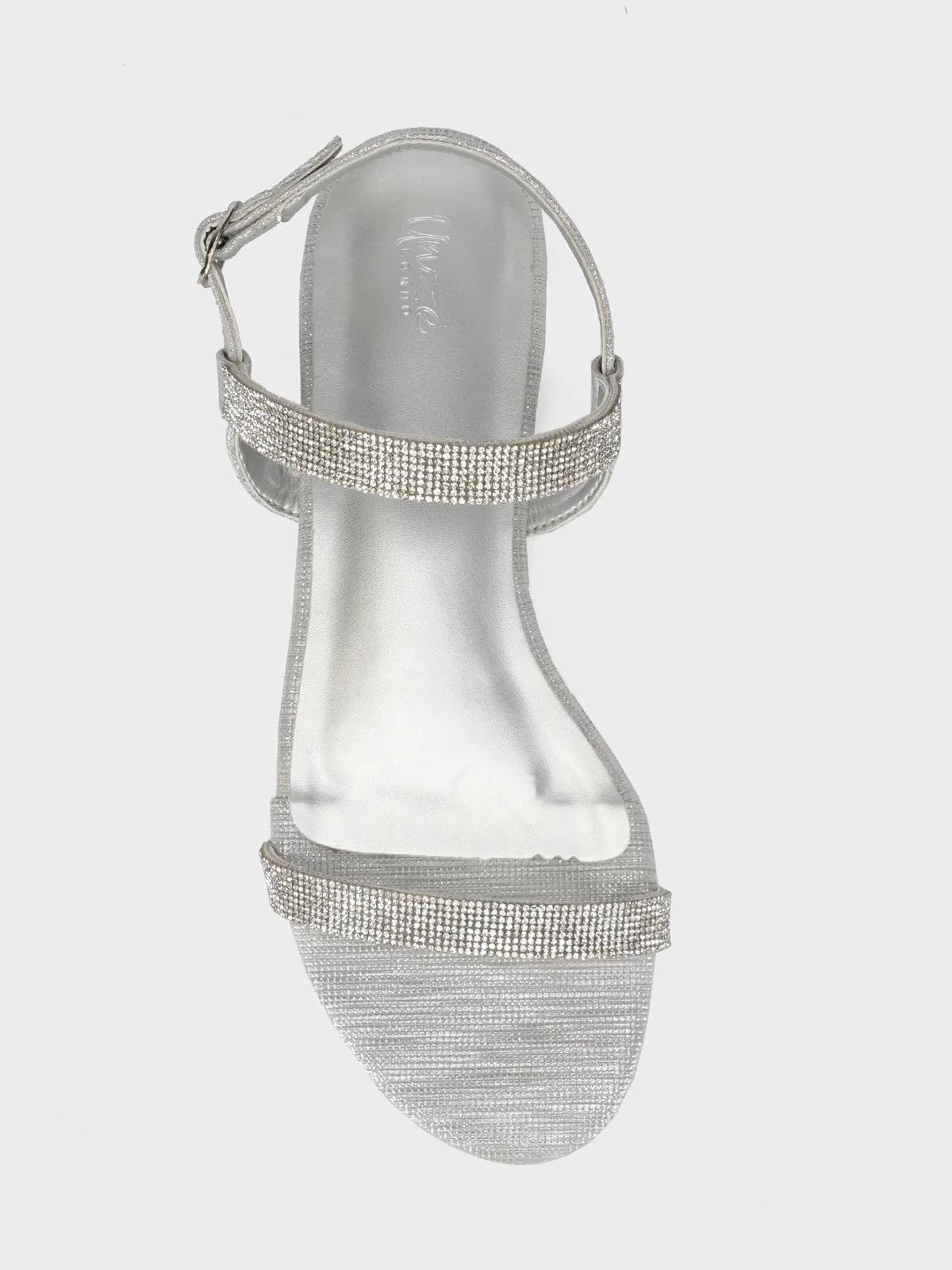 Women's "COACHI" Shimmer Flat Sandals - Image 5