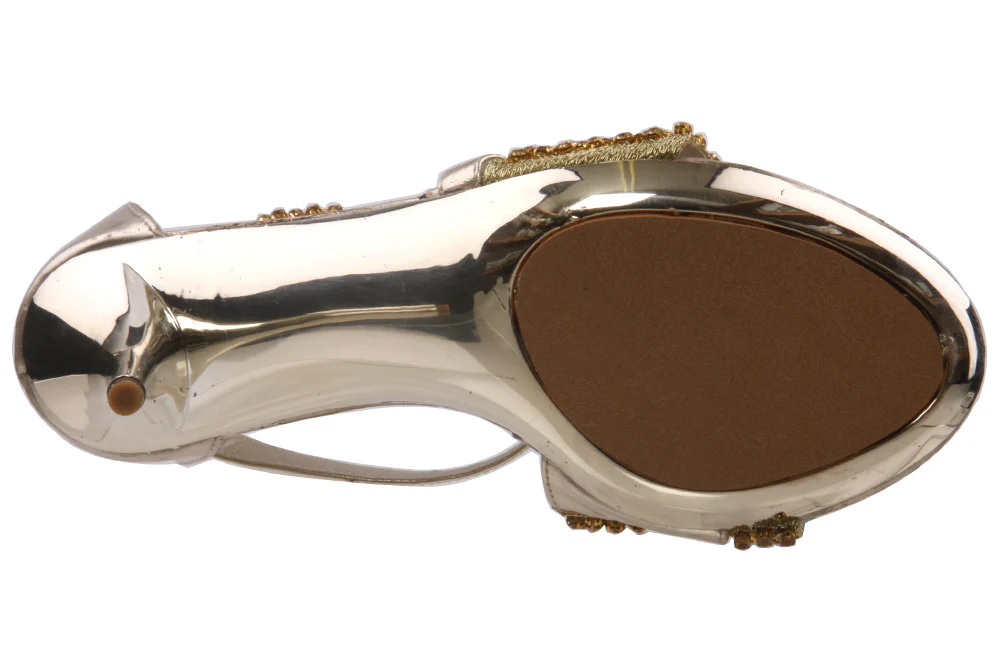 Womens Criss Cross Strap Evening Sandal - Image 5