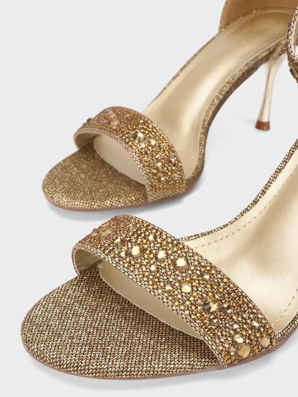 Womens "CYNZIA" Diamante Evening Sandals - Image 4