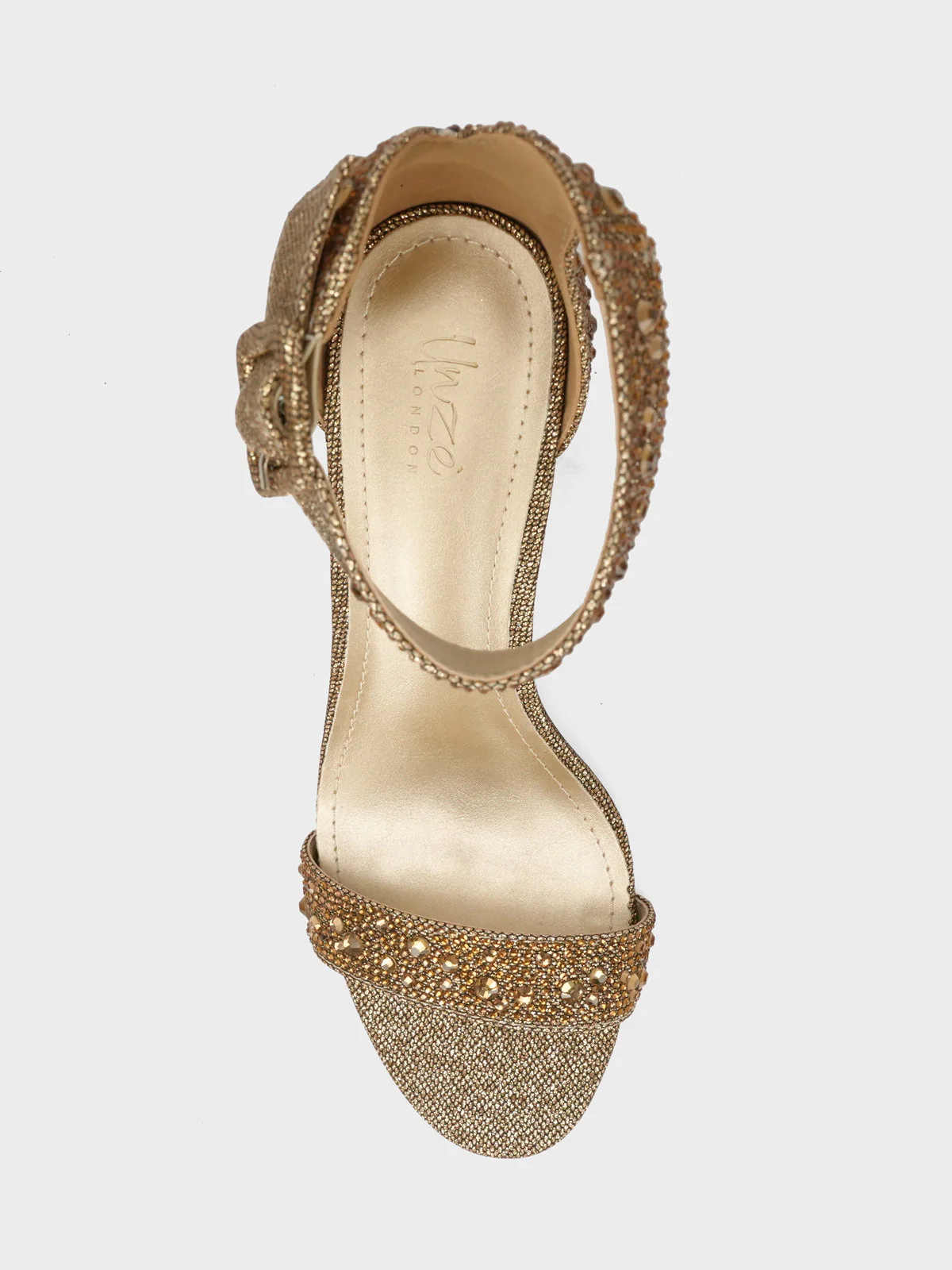 Womens "CYNZIA" Diamante Evening Sandals - Image 5
