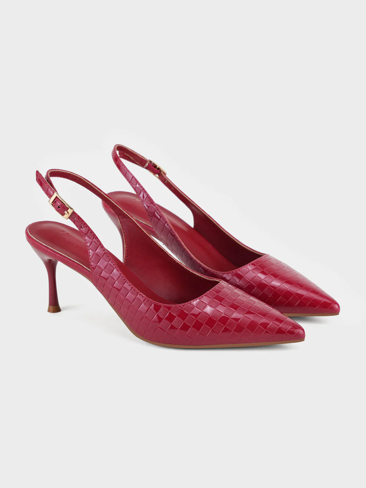 Women's "DAMIA" Pointy Back Strap Sandals - Image 4