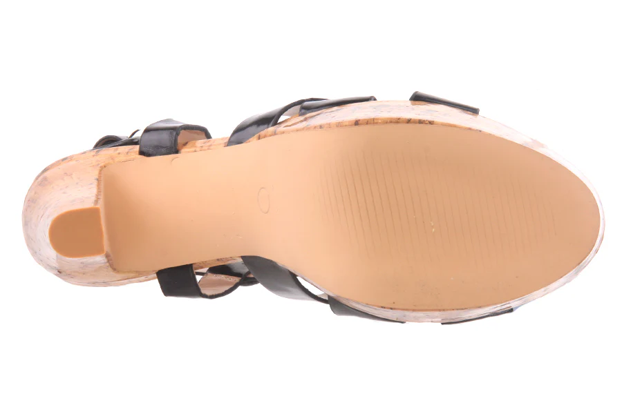 Womens 'Davida' Platform High Heel Sandals - Image 5