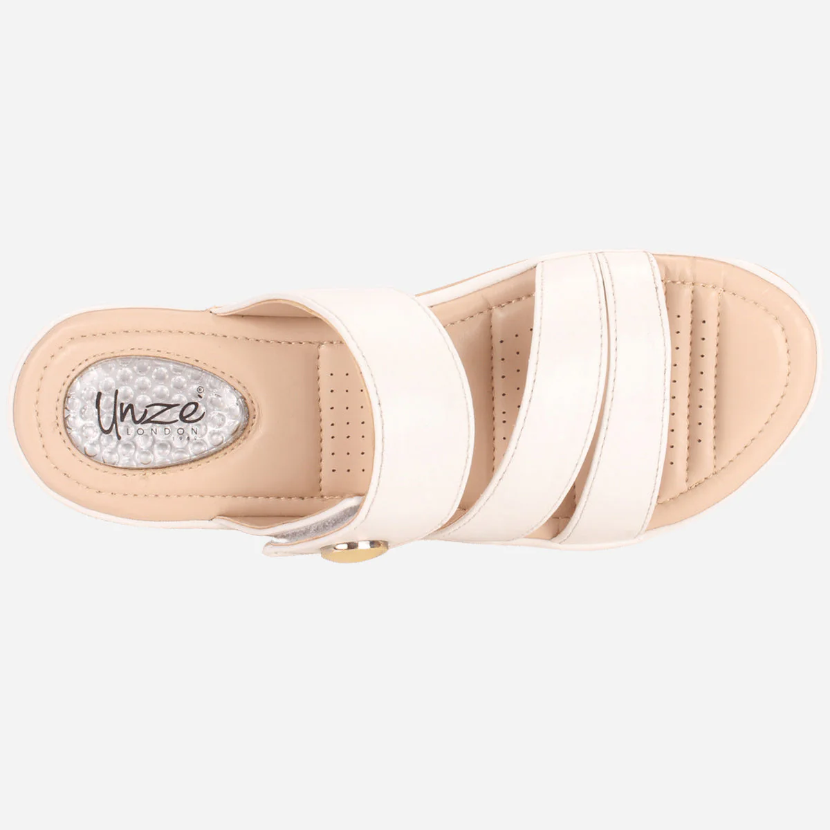 Womens "DIANA" Comfy Everyday Casual Wedge Slippers - Image 4