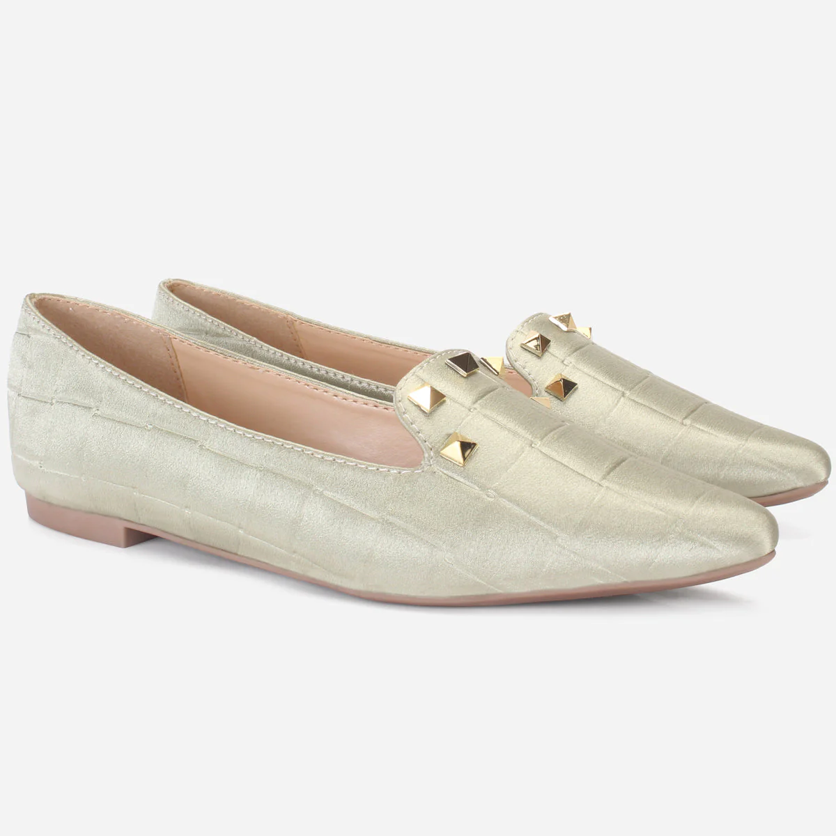 Women's "DIKAX" Pointed Toe Decorated Flat Pumps - Image 2