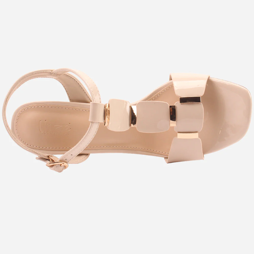 Womens "DIOAR" T-Bar Heeled Party Sandals - Image 4
