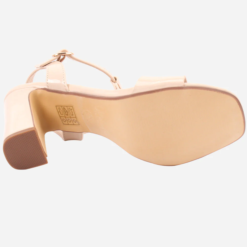Womens "DIOAR" T-Bar Heeled Party Sandals - Image 5