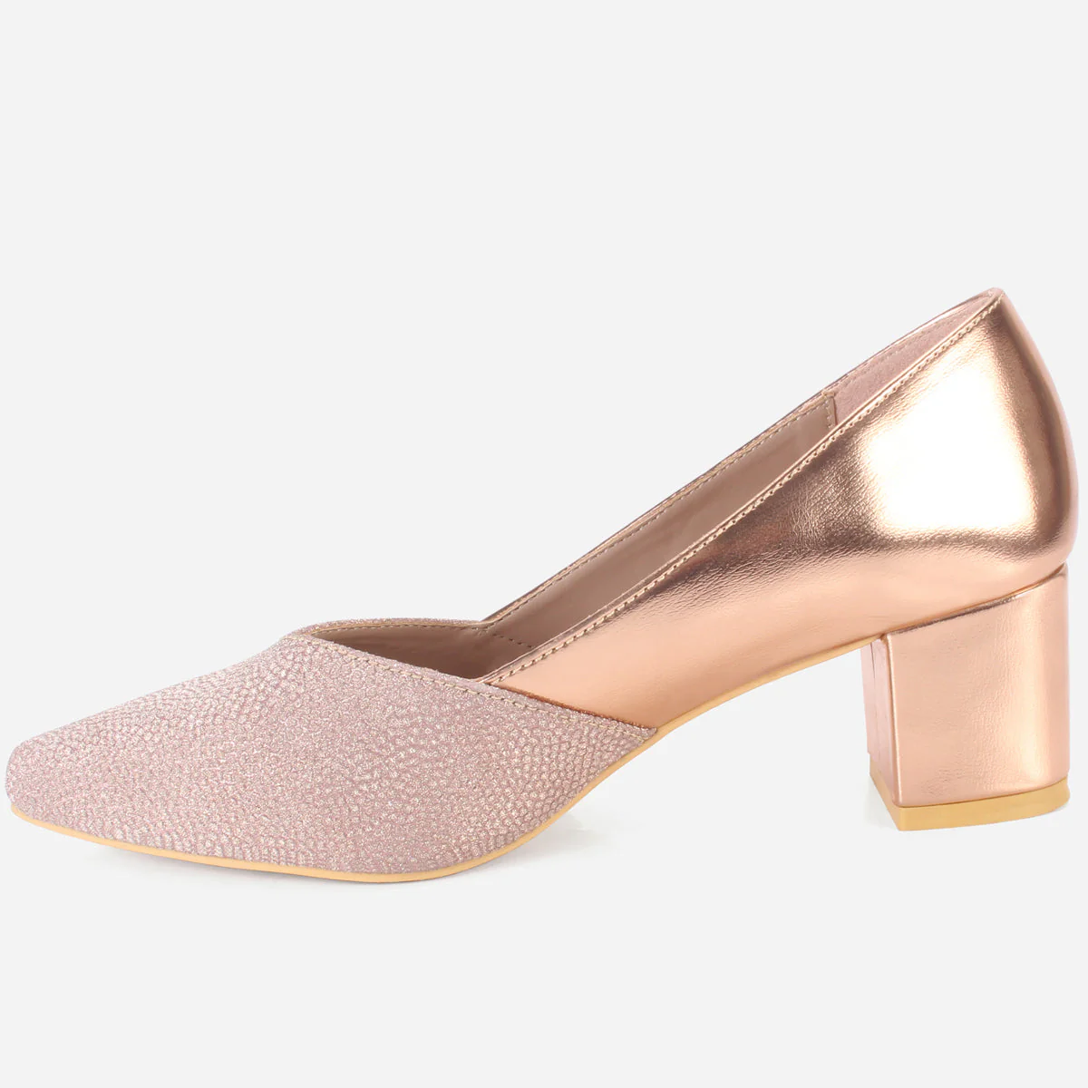 Womens "DIONNE" Pointed Court Shoes - Image 3