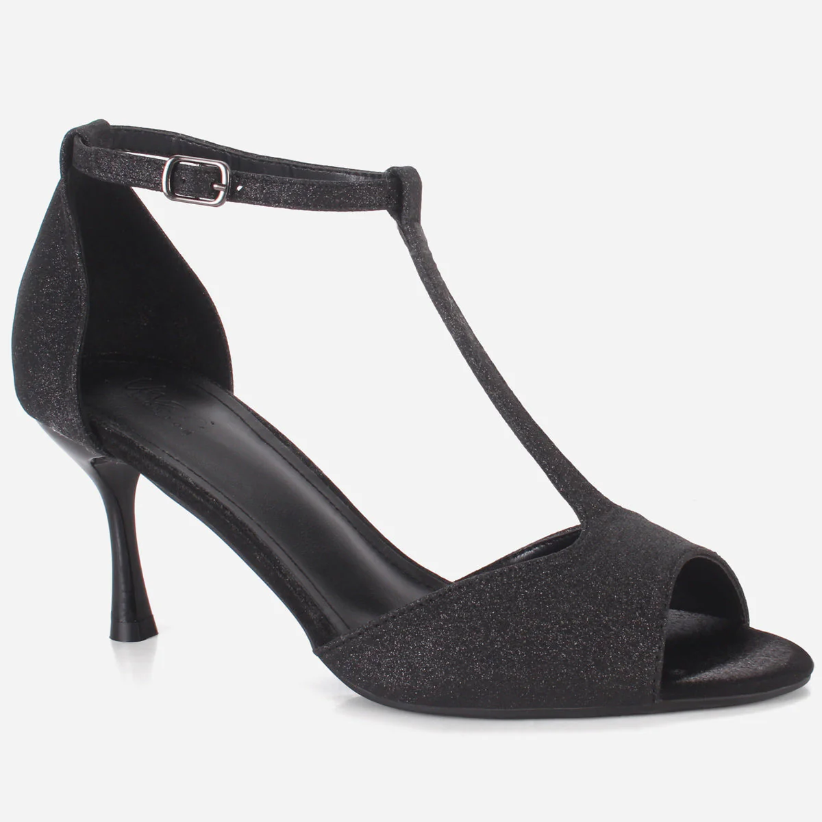 Womens "EERUM" Peep Toe Glitter Party Sandals