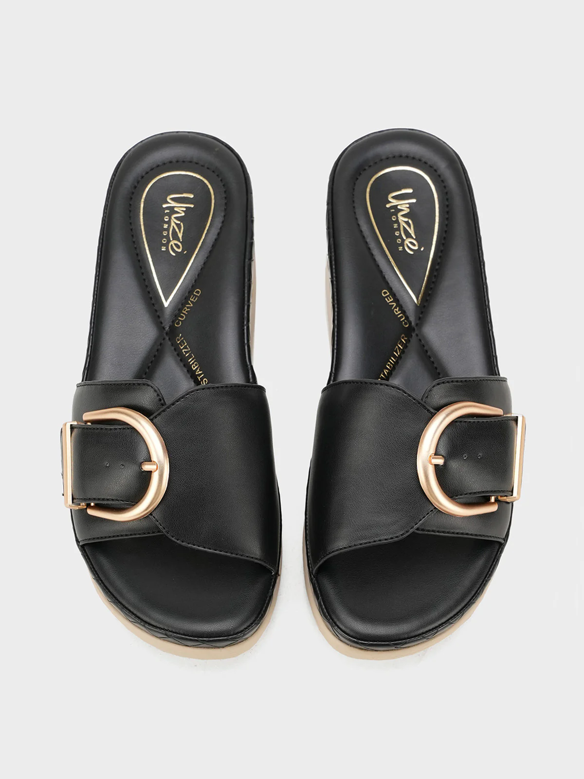 Womens "ELDORIA" Elegant Wedge Slippers - Image 6