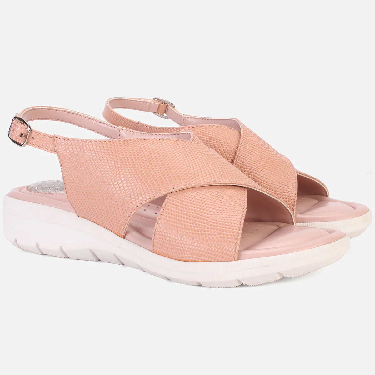 Women's "ELENA" Wide Strap Open Toe Sandals - Image 2