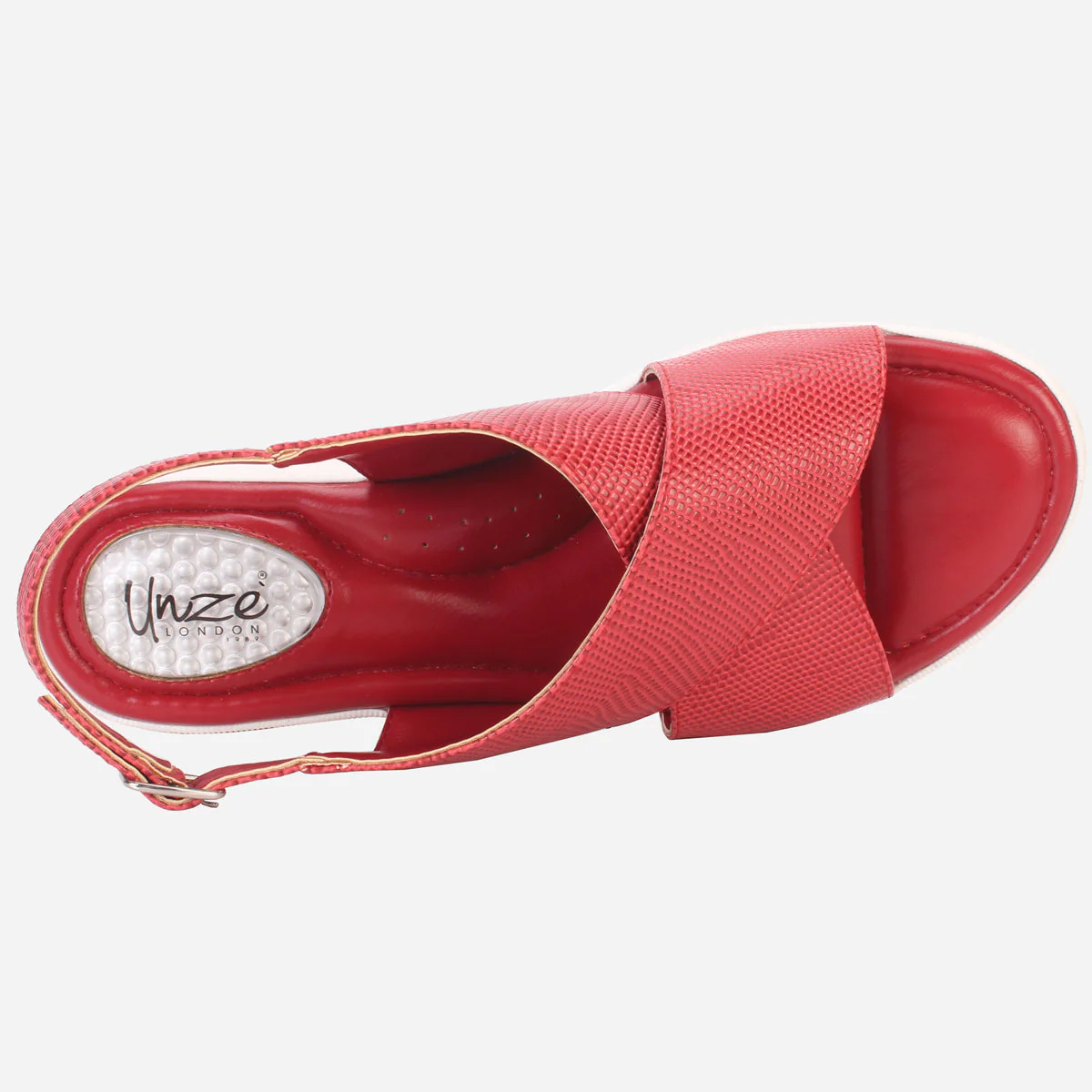 Women's "ELENA" Wide Strap Open Toe Sandals - Image 4