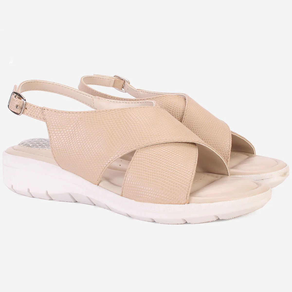 Women's "ELENA" Wide Strap Open Toe Sandals - Image 2