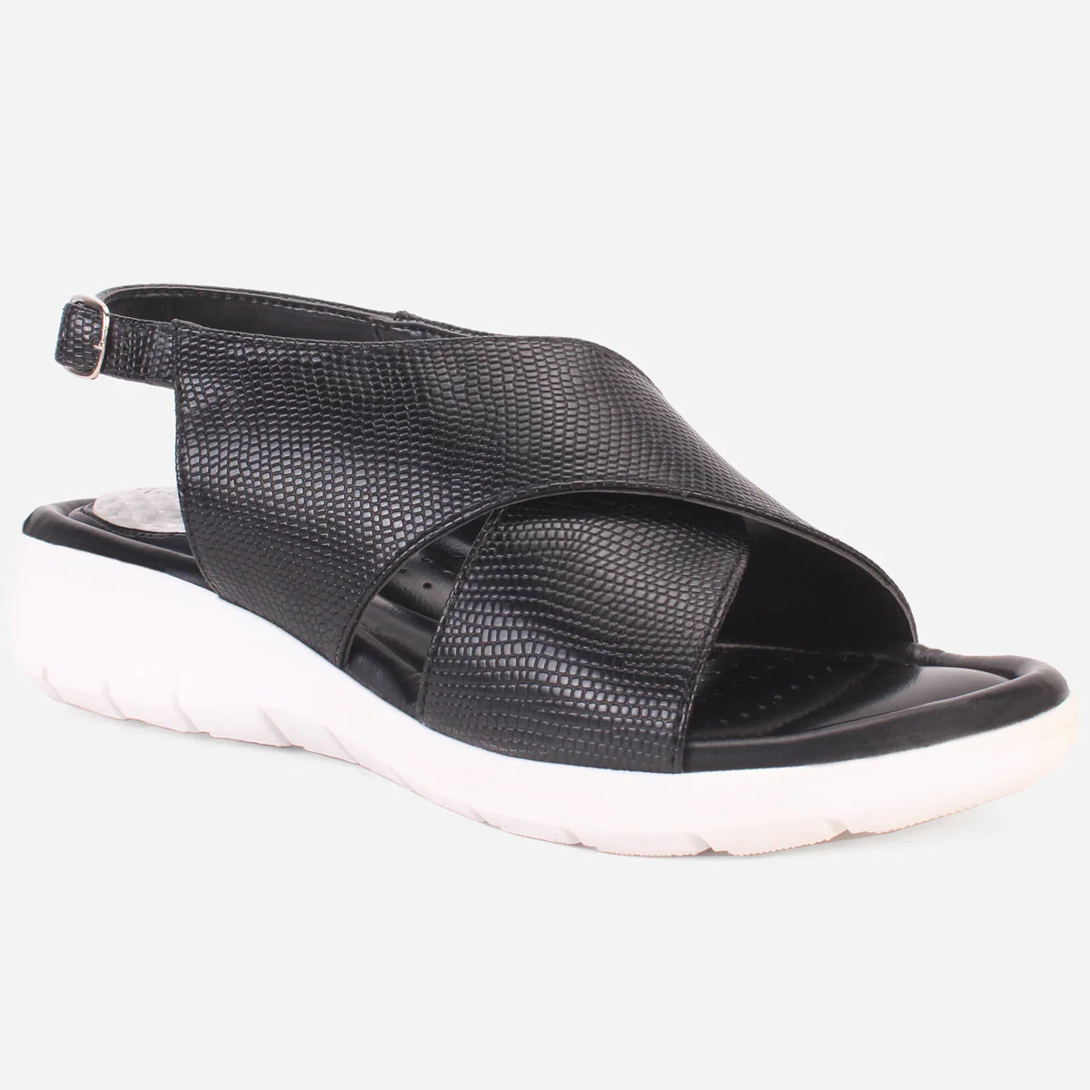 Women's "ELENA" Wide Strap Open Toe Sandals
