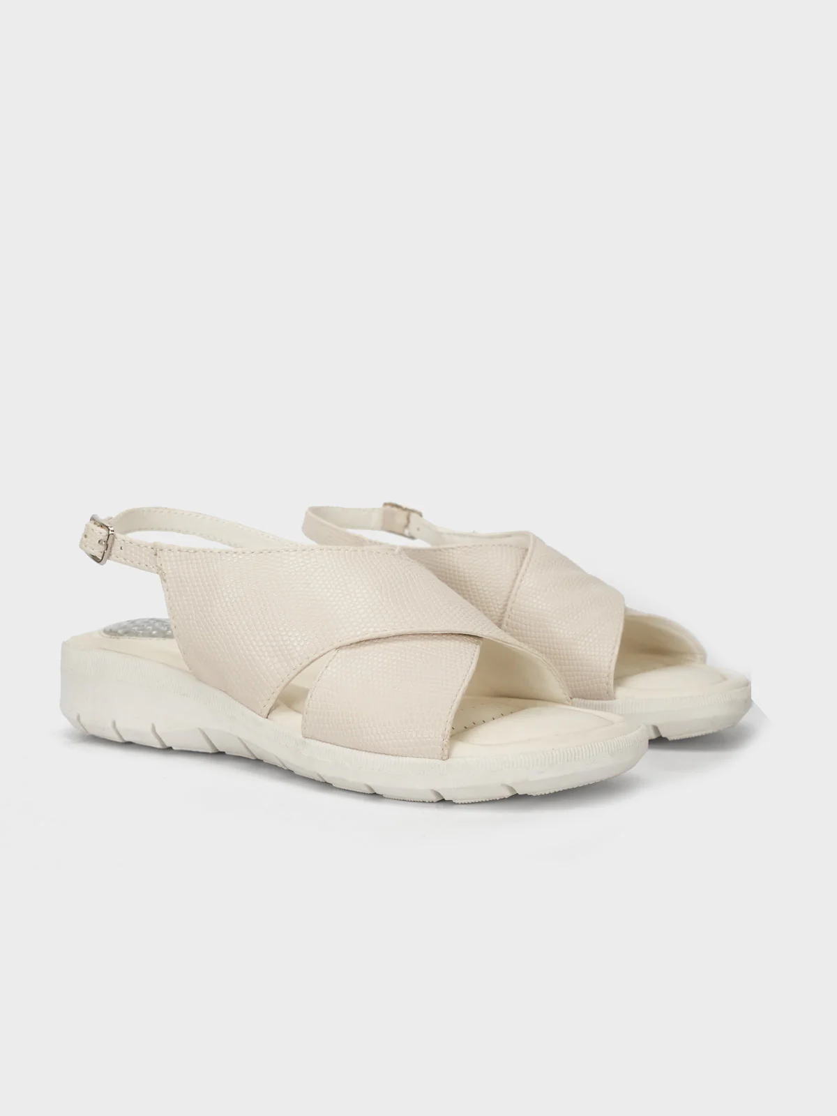 Women's "ELENA" Wide Strap Open Toe Sandals - Image 2